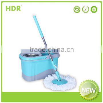 HDR-M017B bucket mop 360 degree Spin Magic Mop,Hand Press With Wringer Mop Bucket