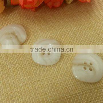Square Shape Resin Faux Horn Button photo-3