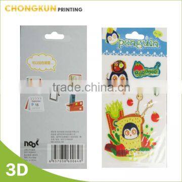 Cheap stickers printing, waterproof penguin stickers,vinyl stickers for sale