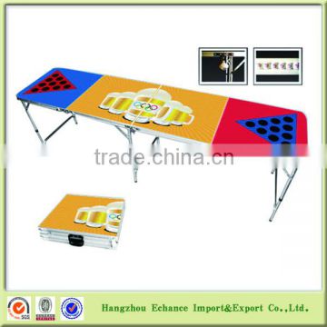 High quality Aluminum folding table/folding beer pong table/ folding outdoor table