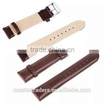 Cheap First Cow Genuine Leather Watch Band Wrist Strap For 38MM Apple Watch MT-3567