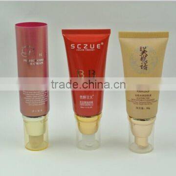 80g soft plastic tube with fashion Korean design airless pump