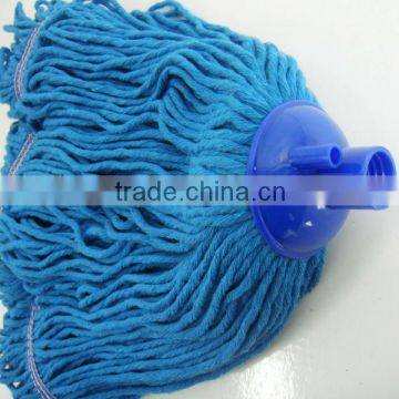 loop end wet mop head with plastic head