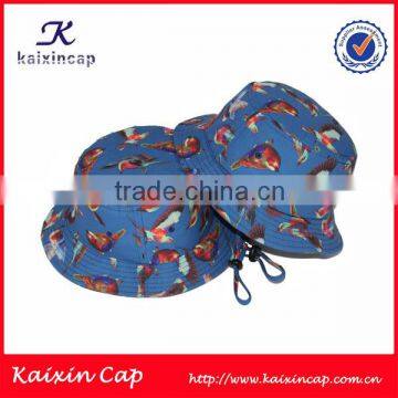 cheap oem custom made bucket hat with string