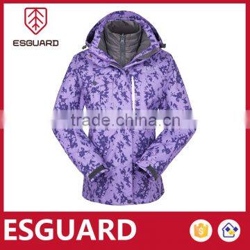 ESGUARD women two pieces waterproof jacket