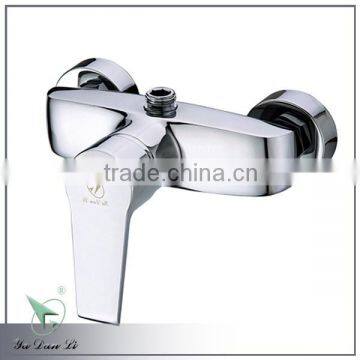 wall mounted chrome zinc alloy handle brass bath shower mixers