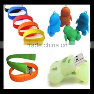 Promotional Silicon Usb Flash Disk, Bracelet Usb Flash Disk , Custom Silicon Usb disk