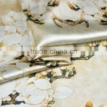 OEM Assured Digital Printed 100 Silk Stretch Satin Fabric photo-2