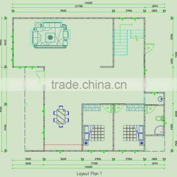 Flexible and Durable Double Floor Prefab Concrete Villa House With Luxury Decoration of More Than 70 Years photo-5