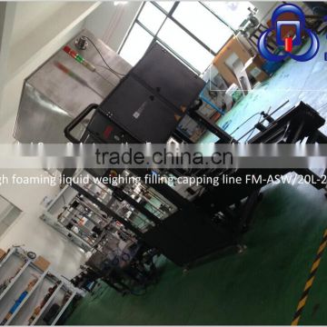 5kg K-12 Foaming Liquid Weigh Filling Line