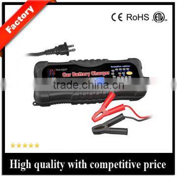 2/5/10A 12V/24V smart battery charger for Car,Motorcycle,RV,Truck,Boat