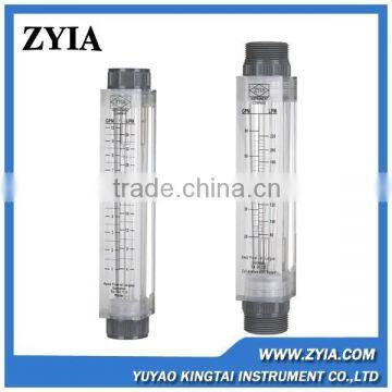 LZM-G Inline Tube Square Acrylic Water Flow Meter (rotamter )