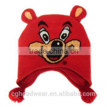 High Quality Pom Pom Cheap Custom Beanie Hat / Knit Hat / Kids Knit Hat Making