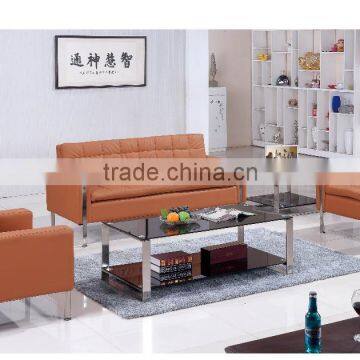 Modern Office Leather Bright-colored Sofa Set Factory Sell Directly SJ10