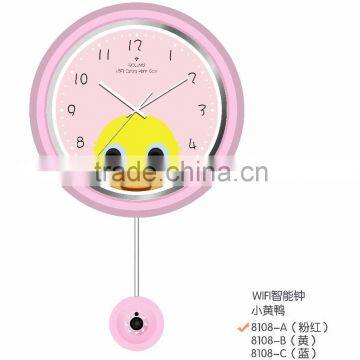 Large living room minimalist fashion art creative personality mute wall clock quartz