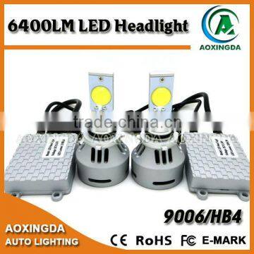 2015 hot selling car LED headlight 6400LM 9006 80W