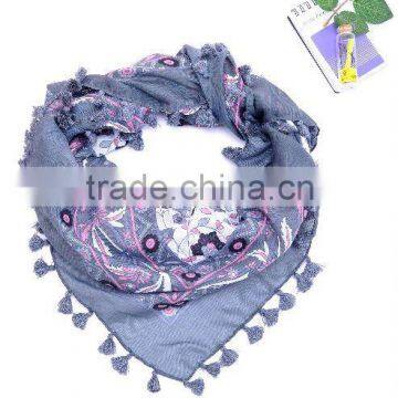Lady's Square Printed Scarf