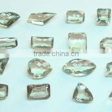 Green Amethyst stones natural semi precious green amethyst wholesale semi precious stones