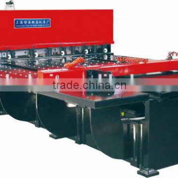 MGHA/MSHA CNC HYDRAULIC SWING BEAM AND GUILLOTINE WITH SERVO INFEED TABLE PLATE SHEAR