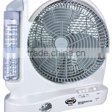 SUNCA AC/DC Rechargeable Oscillating Fan 12" SF-386AL