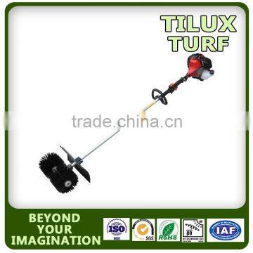 Power broom for brushing artificial grass