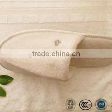 Personalized SPA and Hotel velour slipper with excellent quality bathroom slippers