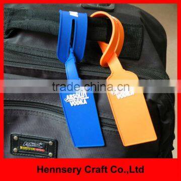 promotion 3D custom logo soft pvc airplane luggage tags