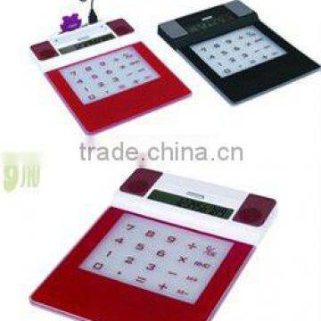 Multifunction mouse pad with usb hub CALCULTOR