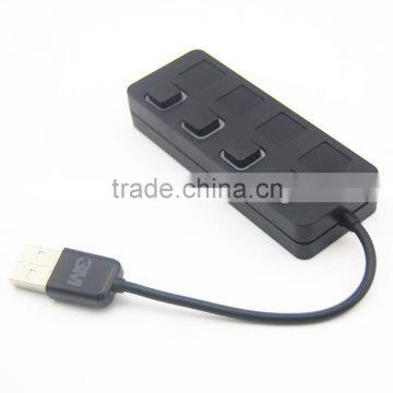 Factory Price USB 3.0 Hub 4 Ports Speed 5Gbps for PC Laptop With On/off Switch WHITE photo-5