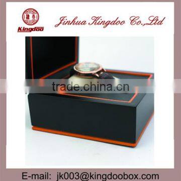 Jinhua Supplier Handmade Rectangular MDF Wooden Watch Box With Flip Lid photo-4