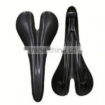 Weight light new product 2014 hot road bicycle or mountain bike carbon fiber saddle carbon bicycle saddle