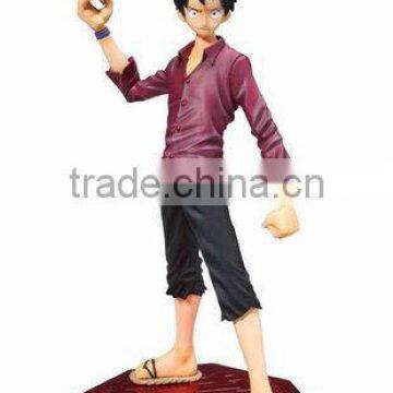 2014 Hot sale plastic action figure/custom Monkey D Luffy doll from one piece