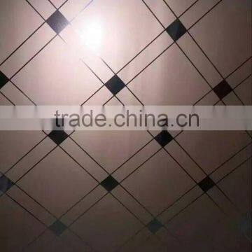 New Design Decorative Crystal Steel Window Film and Beautiful Kitchen Cabinet of Glass Film photo-3