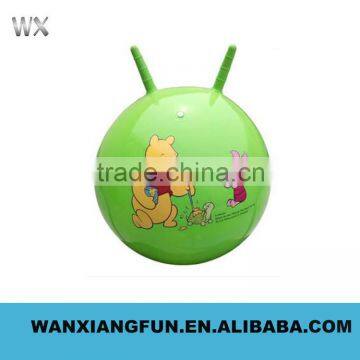 Inflatable 55cm round handle jumping ball
