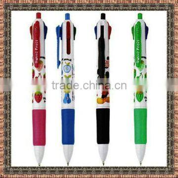 4 color promotional plastic ball pen