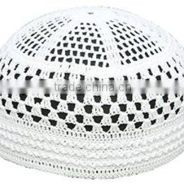 cutting holes caps Muslim cap