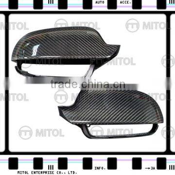 For AUDI A3 8P A4 A5 B8 & B8 Facelift Carbon Fiber Car Mirror Housing, Wing Mirror Housing