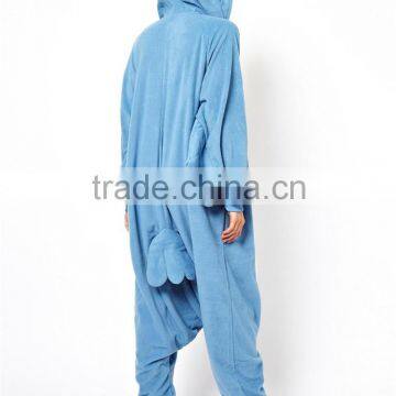 Wholesale Warm Embroidered Owl Flannel Onesie