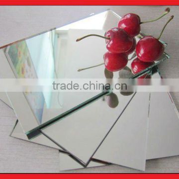 small square round mirror