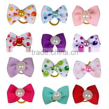 Wholesale small dog hair bows dog grooming bows