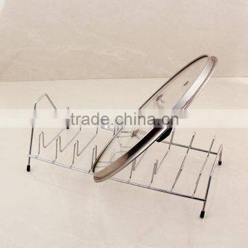 Metal pot cover lid rack holder