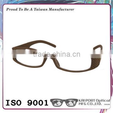 Varied vivid color and rubber coating ce plastic glasses