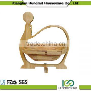 China goods wholesale bread basket with handles