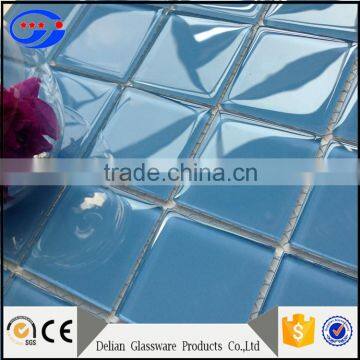 Pure Blue Color Glass Mosaic photo-5
