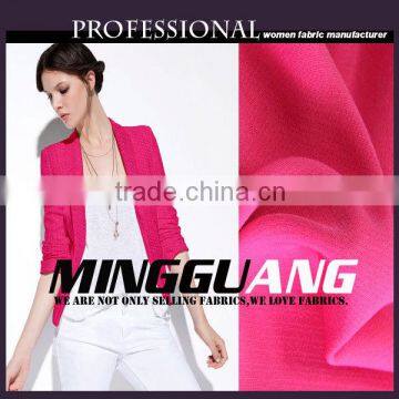 2016 fashion jacket polyester cotton 350gsm for lady suit