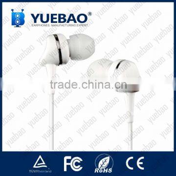 high quality in-ear plastic earphone headphone with water transfer