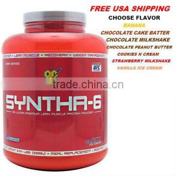 BSN SYNTHA 6 Protein 5 lbs 52 Servings All Flavors