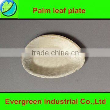 7'' palm leaf oval plate