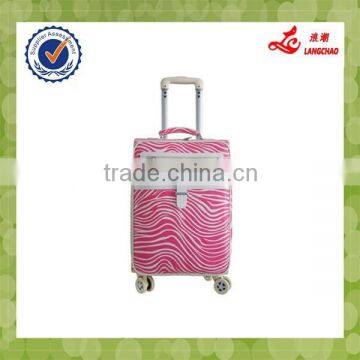 hot selling beautiful four wheels luggage bag set