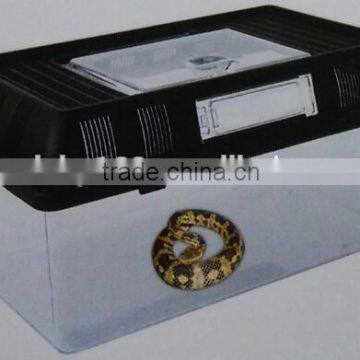 Transparent Plastic Pet Box for Reptiles Small Animals photo-2
